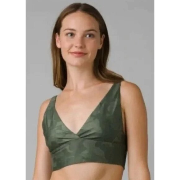 NWT Prana Layna Brami in Sage Camo - Size Extra Large - Picture 1 of 11